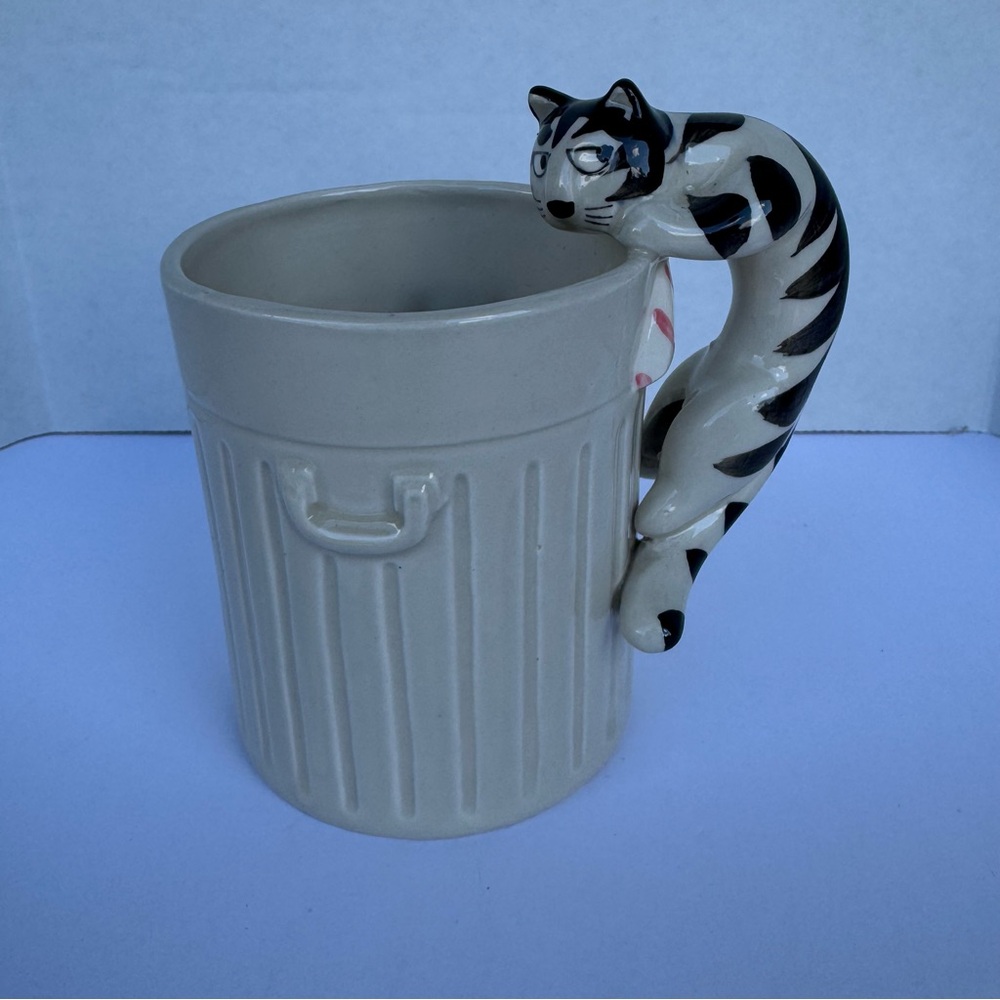 Takahashi Tom Cat Handle Mug Cup Hand Painted San Francisco Cat Lover Coffee